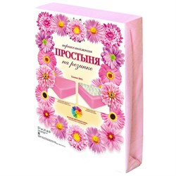 Простыня 90х200х20 трик.на резинке Эльф029 - фото 11693