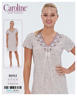 Ночная сорочка Caroline с кружевом Car86943 - фото 15775