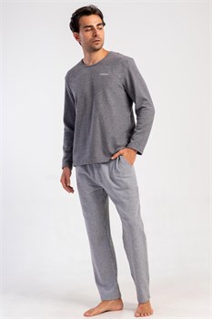 Костюм домашний мужской жаккард интерлок большого размера 5010050000 - фото 16218