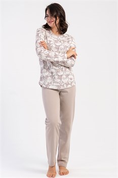 Теплая пижама байка VS93843 - фото 16258