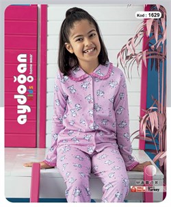 Классическая детская пижама Aydogan на пуговицах AYD1629