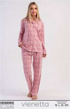 Пижама классическая Vienetta интерлок VS31229