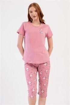 Женский комплект vienetta футболка с капри VS546790