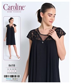 Ночная сорочка с кружевом Caroline Car86118