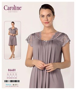 Ночная сорочка с кружевом Caroline Car86681