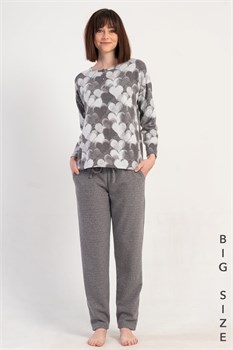 Костюм для отдыха большого размера жаккард интерлок 5010180000