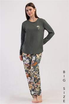 Домашний костюм Vienetta большого размера VS40171