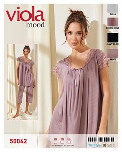 Комплект туника капри Viola Car50042