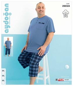 Комплект мужской футболка с капри Aydogan AYD250324