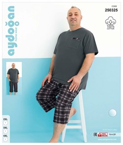 Комплект мужской футболка с капри Aydogan AYD250325