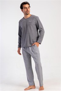 Костюм домашний мужской жаккард интерлок большого размера 5010050000