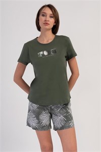 Комплект женский футболка с шортами Vienetta VS91526