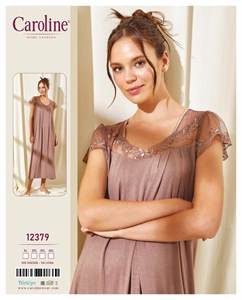 Ночная сорочка с кружевом Caroline Car12379