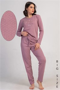 Домашний костюм Vienetta большого размера VS97997