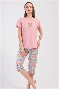 Женский комплект vienetta футболка с капри VS73402