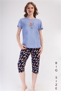 Женский комплект vienetta футболка с капри VS20911