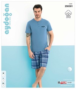 Комплект мужской футболка с шортами Aydogan AYD250301