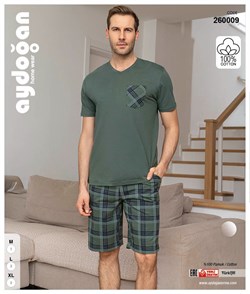 Комплект мужской футболка с шортами Aydogan AYD260009