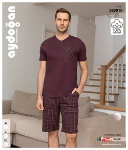 Комплект мужской футболка с шортами Aydogan AYD260010