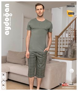 Комплект мужской футболка капри Aydogan AYD260028