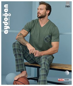 Комплект мужской футболка c брюками Aydogan AYD7951