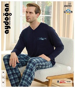 Домашний мужской костюм THERMAL AYD250751