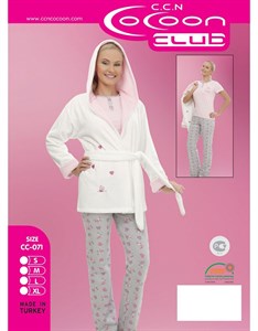Комплект пижама халат 3в1